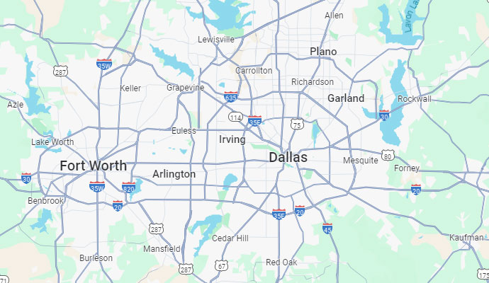 Righteous Construction & Restoration Service Area Map