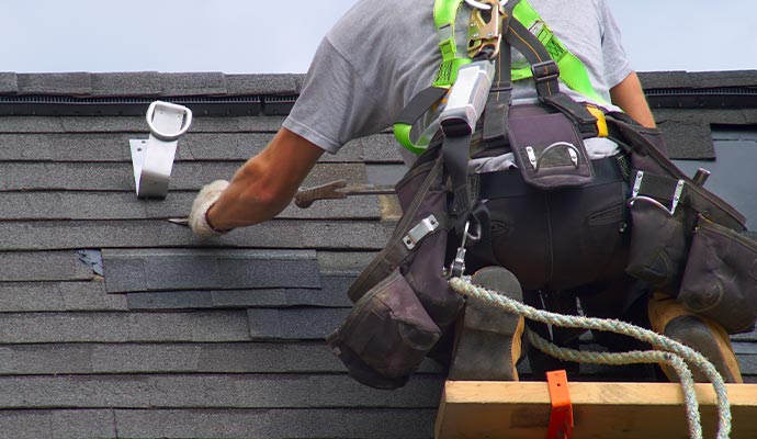 Shingle Damage Restoration in Forney & Rockwall